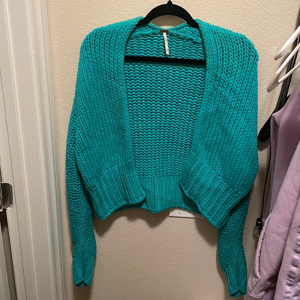 Free people knitted crop sweater